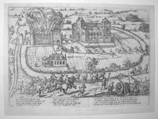 F. Hogenberg: The Siege of the Castle of Popelsdorf near Bonn, Year 1588.