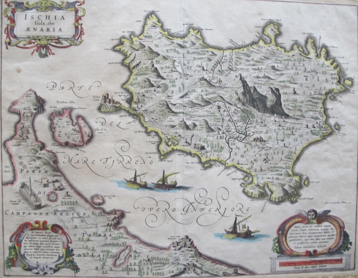 Blaeu Joan: Ischia Island, 1662