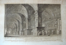 Panini, Francesco: View of the Vatican Library, Year 1767