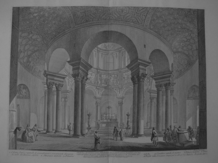 Piranesi, Giovanni: SANTA COSTANZA’S INTERIOR, Year 1756.