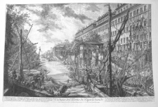 Piranesi, Giovanni: THE HARBOUR CALLED THE RIPA GRANDE. Year 1753