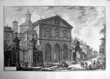 Piranesi, Giovanni: THE BASILICA OF S. SEBASTIANO. Year 1750