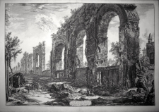 Piranesi, Giovanni: THE AQUEDUCT OF NERO LEADING TO THE PALATINE, Year 1775