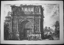 Piranesi, Giovanni: THE ARCH OF BENEVENTUM, Year 1778