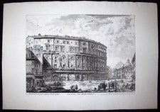 Piranesi, Giovanni: THE THEATRE OF MARCELLUS, Year 1757