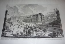 Piranesi, Giovanni: PIAZZA DI SPAGNA, Year 1750