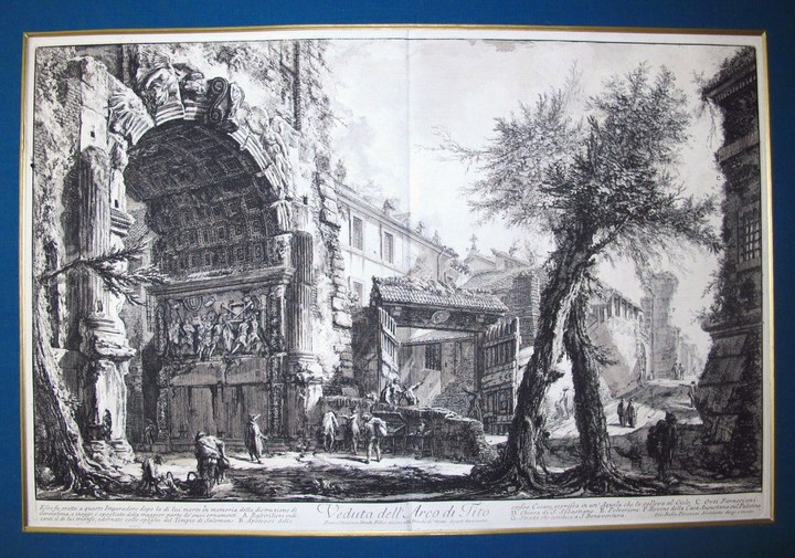 Piranesi, Giovanni: THE ARCH OF TITUS, Year 1760.