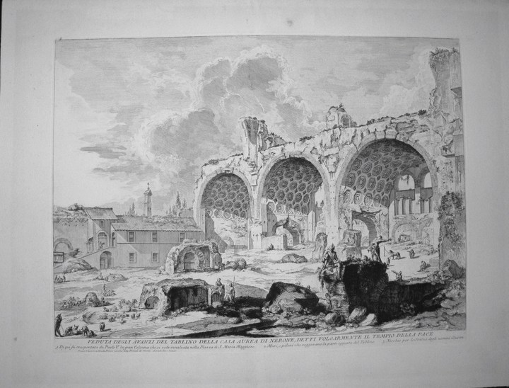 Piranesi, Giovanni: THE BASILICA OF CONSTANTINE, Year 1757