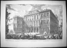 Piranesi, Giovanni: THE PALAZZO BARBERINI, Year 1749