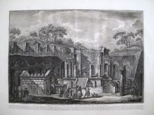 Piranesi, Francesco: View of the Temple of Isis in the City of Pompeii, Year 1788/89