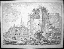 Piranesi, Giovanni: TEMPLE OF VENUS (CALLED OF SOL AND LUNA), Year 1759.
