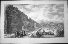 Piranesi, Giovanni: HADRIAN'S VILLA: THE SO-CALLED POECILE, Year 1770