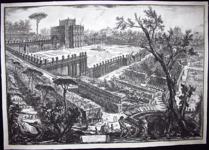 Piranesi, Giovanni: THE VILLA PAMPHILI, Year I776.