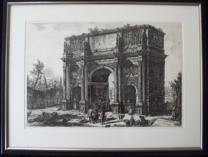 Piranesi, Giovanni: THE ARCH OF CONSTANTINE, Year 1771