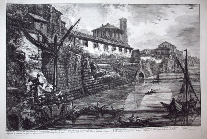 Piranesi, Giovanni: THE CLOACA MAXIMA, Year 1778