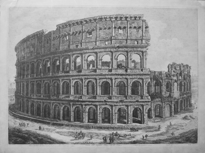 Rossini, Luigi: THE COLOSSEUM, Year 1821