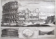 Specchi, Alessandro. "Prospetto dell'Anfiteatro Flavio", Year 1703.